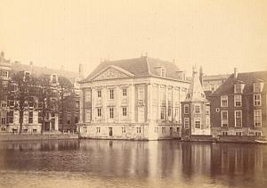 Den Haag Museum Canal Place Netherlands old Photo 1890