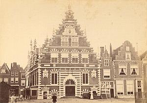 Haarlem Halle Animated Netherlands old Photo 1890