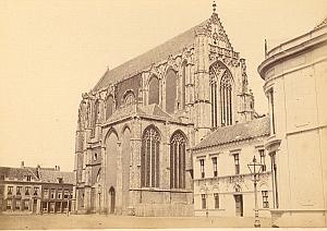 Utrecht Cathedral Facade Netherlands old Photo 1890