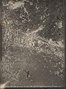 Alsace Lapoutroie Trench WWI Military Aerial Photo 1917