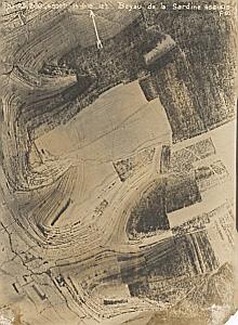 Verdun Boyau de la Sardine WWI Army Aerial Photo 1918