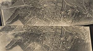 Chatel sur Moselle View WWI Military Aerial Photo 1918