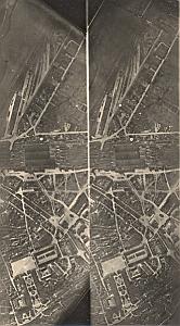 Moselle Metz Railway WWI Military Aerial Photo 1918