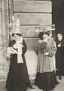 Paris Sainte Catherine Day Wright Plane Hat Photo 1909