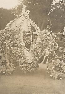 France Paris Flower Festival Mme Latour Old Photo 1910