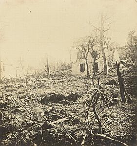 WWI War Photo 1916 Château Thierry Devastation