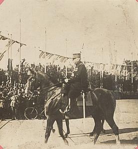 WWI War Photo 1918 Paris Ceremony Marechal Joffre