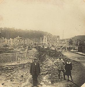 WWI War Photo 1918 Saint Mihiel Railway Station Ruins
