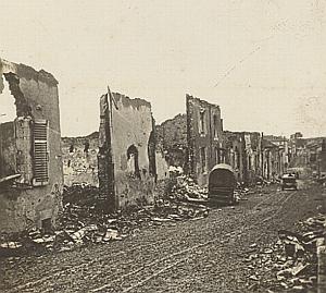 WWI War Photo 1916 Rambercourt aux Pots City Destroyed