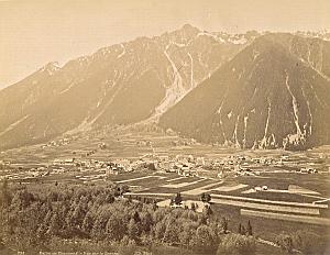 Alpes Mont Blanc Chamonix Valley Brevent Old Photo 1890