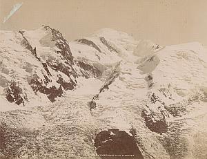 Alpes Mont Blanc Ice Planpraz Panorama Old Photo 1890