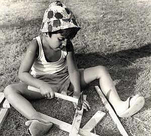 Israel Amiram Young Boy Study Old Maziere Photo 1965