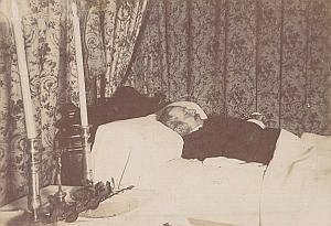 Post Mortem Man Limoux France Cabinet Card Photo 1900