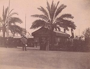 Man Harbour Ambiance South France Old Snapshot 1890