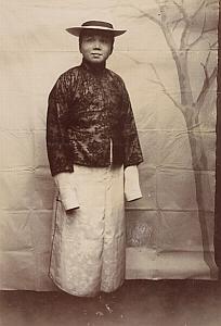 China Tien Tsin Chinese Middle Class Fashion Photo 1900