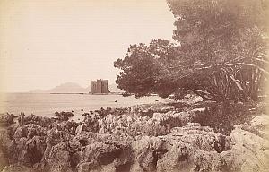 French Riviera Cannes Ile Saint Honorat Monastery Old Jean Gilletta Photo 1880