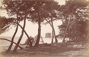 French Riviera Cannes Ile Saint Honorat Monastery Old Jean Gilletta Photo 1880