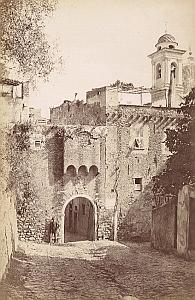 Italy Sanremo Saint Joseph Gate Old Jean Gilletta Photo 1880'