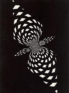 Psychedelic Unusual Artistic Study Photogram 1970'