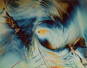 Psychedelic Unusual Polarization Distorsion Photo 1970'