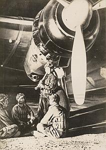 WWII World War Japan Airplane Propaganda Photo 1942