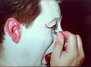 Clown Head Make Up Study Color Deplechin Photo 1970