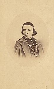 Mgr Plantier Nimes Bishop Catholic CDV Photo 1860