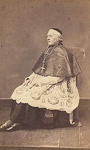 M Lecourtier Montpellier Bishop Catholic CDV Photo 1860