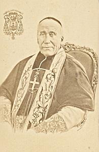 Mgr Delcusy Mende Bishop Catholic CDV Photo 1860