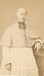 Mgr Gueulette Valence Bishop Catholic CDV Photo 1860