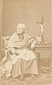 Mgr Parisis Arras Bishop Catholic CDV Photo 1860
