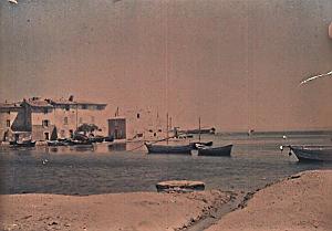 Provence Golfe de la Napoule Autochrome Photo 1925