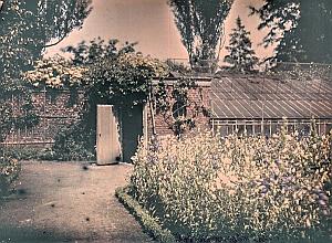 France Saint Saulve Castle Garden Autochrome 1925