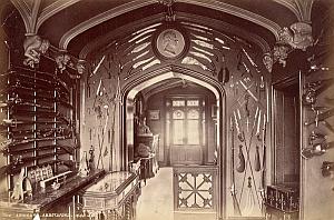 Abbotsford Armoury Scotland Old Valentine Photo 1875