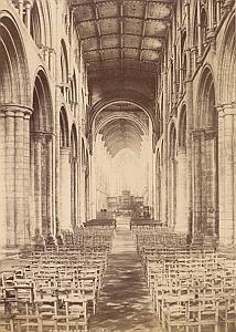 Selby Abbey Interior United Kingdom Old Photo 1890