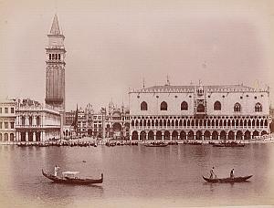 Venezia Piazza San Marco Italy Old Alinari Photo 1880