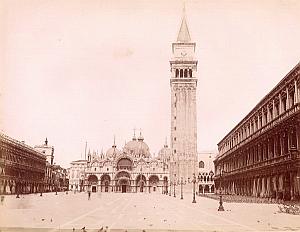 Venezia Piazza San Marco Italy Old Salviati Photo 1880