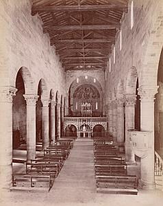 Firenze Cattedrale Fiesole Italy Old Brogi Photo 1880