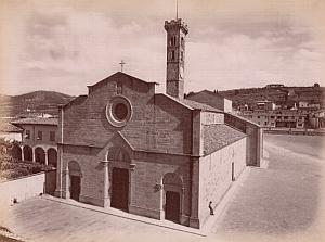 Firenze Cattedrale Fiesole Italy Old Brogi Photo 1880