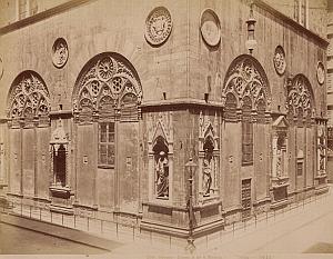 Firenze Chiesa di Or S Michele Italy Old Photo 1880