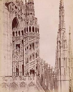 Milano Santa Maria Grazie Church Italy Old Photo 1880