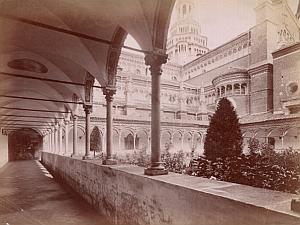 Certosa di Pavia Interior Italy Old Brogi Photo 1880