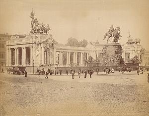 Berlin Kaiser Wilhelm I Monument Germany Old Photo 1880