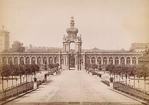 Dresden Zwinger Palace Germany Old Photo 1880