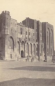 France Avignon Papal Palace Old CDV Photo 1880