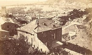 France Marseille Panorama Old CDV Photo 1880