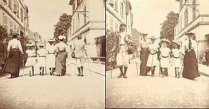 Front & Back Family Mise en Scene 2 Snapshot Photo 1903