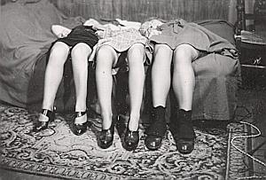 Six Legs Unusual Study France Snapshot Photo 1941