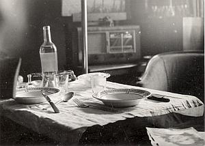 Lunch Table Study Still Life France Snapshot 1940