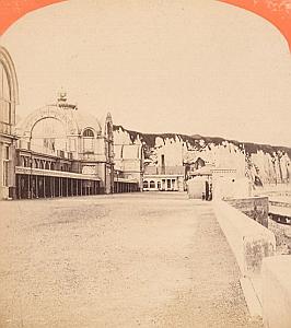 Casino Dieppe France Old Neurdein stereo Photo 1870